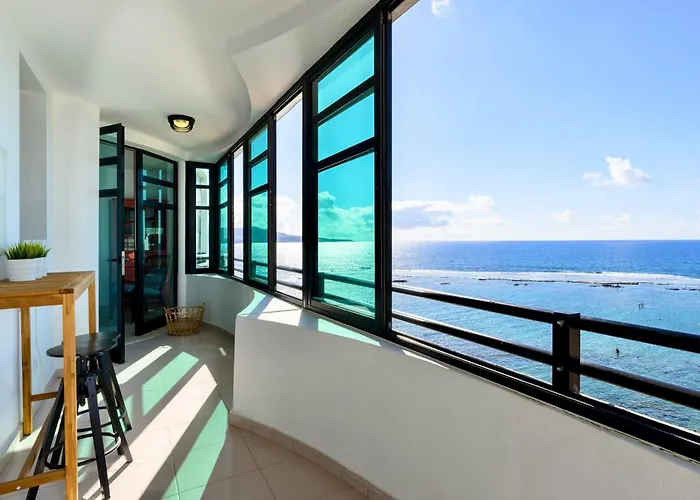 Lejlighed Spectacular 3-bedroom Ocean View In Canteras *