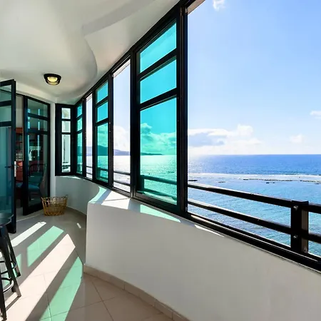 アパート Spectacular 3-bedroom Ocean View In Canteras *