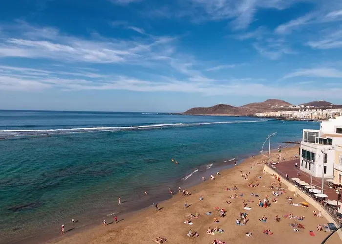 公寓 Spectacular 3-bedroom Ocean View In Canteras *