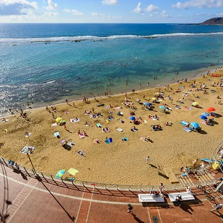 Spectacular 3-bedroom Ocean View In Canteras Apartman